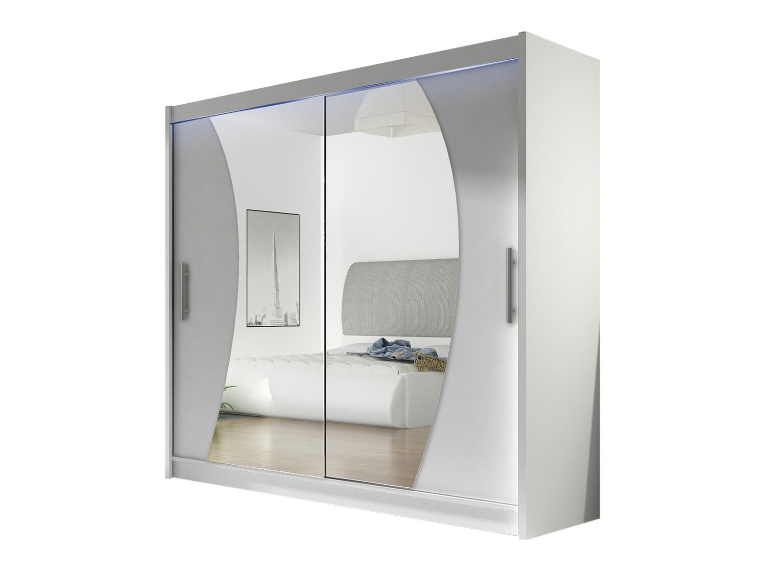 Kledingkast Closico Pallor IX (Wit)
