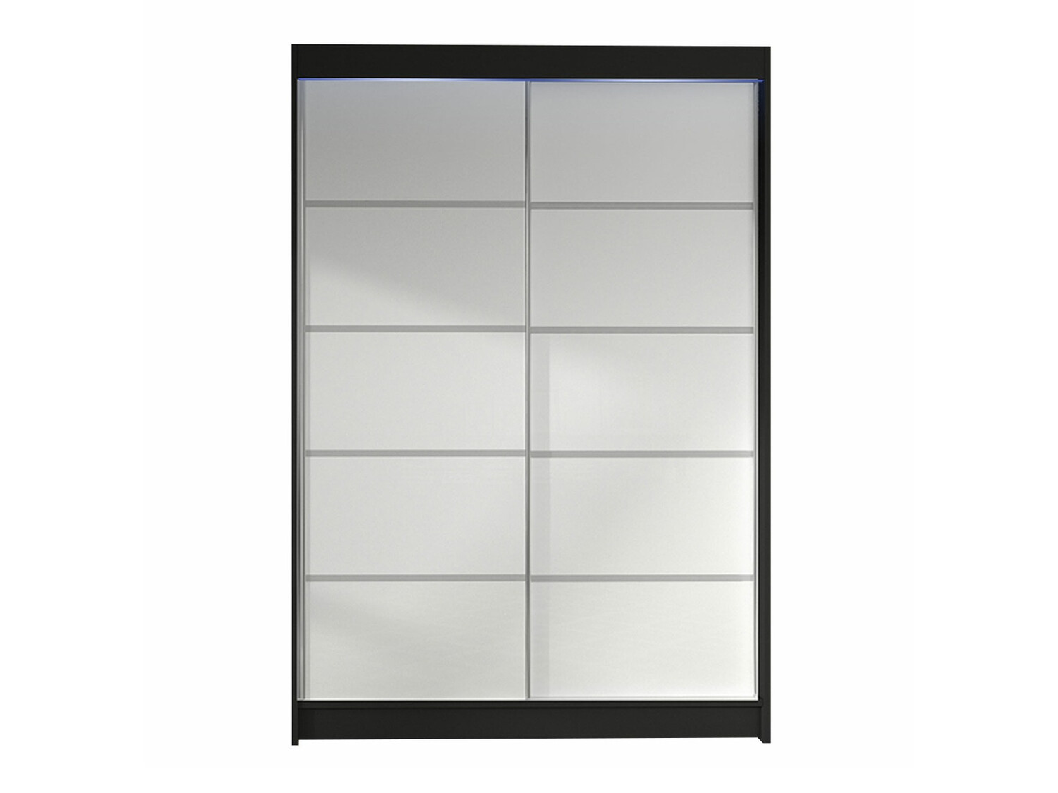 Kledingkast Closico Salvor IV (Zwart + Wit)