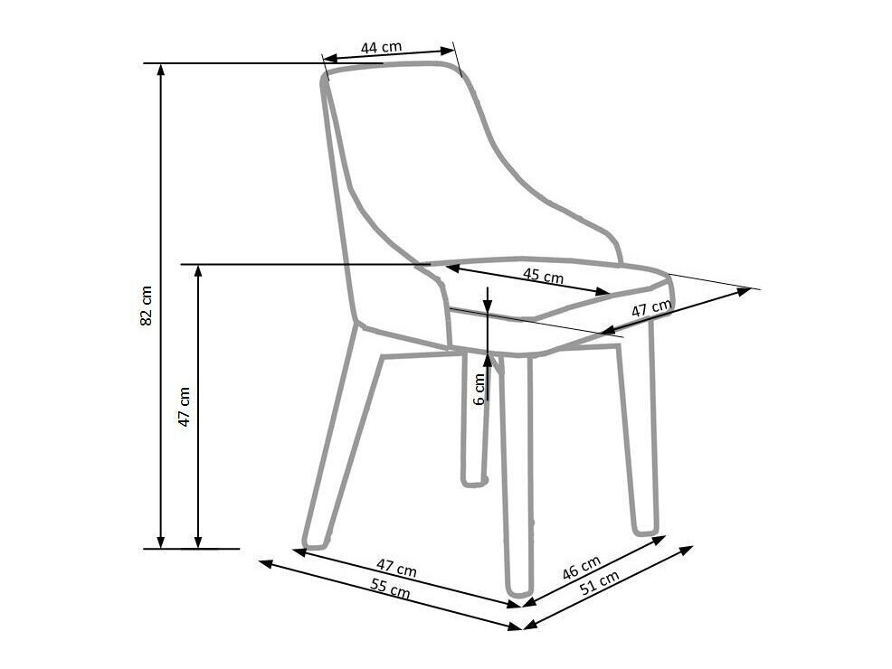 Stoel Houston 577 (Beige + Sonoma eik)