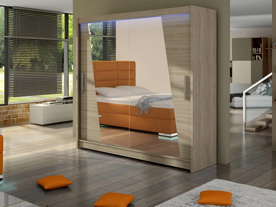 Kledingkast Closico 144 (Sonoma eik)