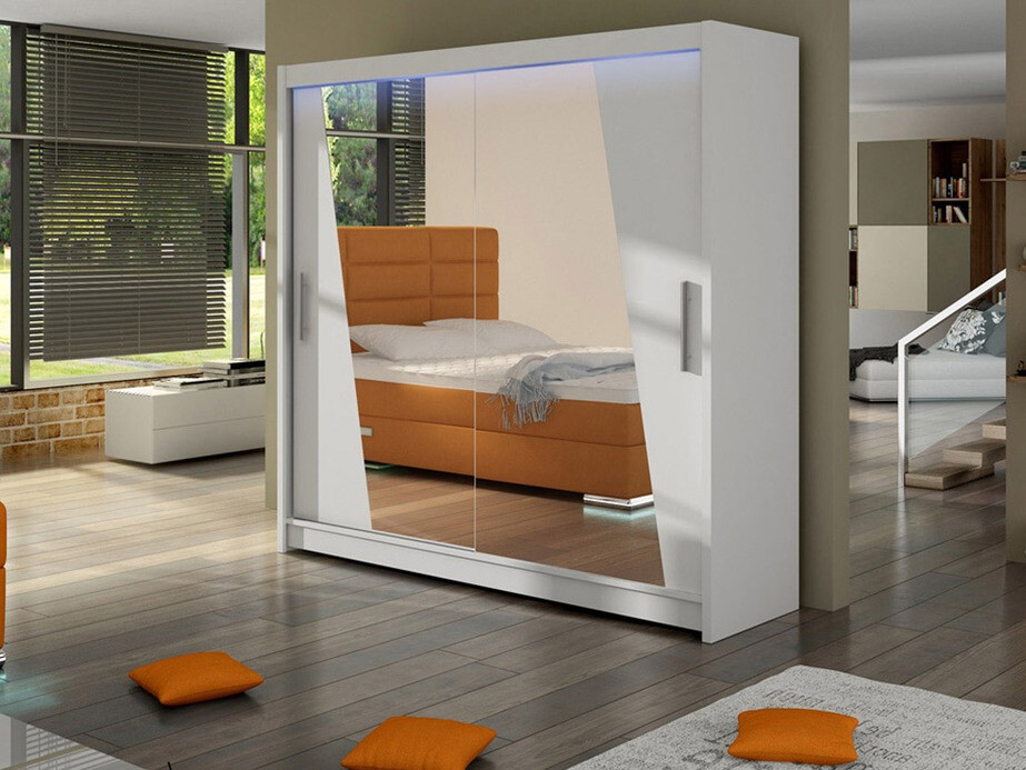 Kledingkast Closico 144 (Wit)