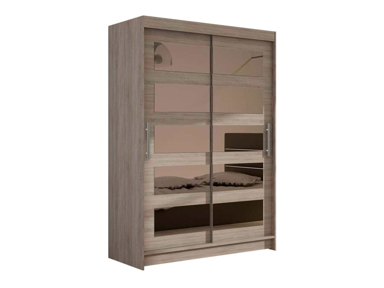 Kledingkast Closico Pacron IV (Truffel eiken)