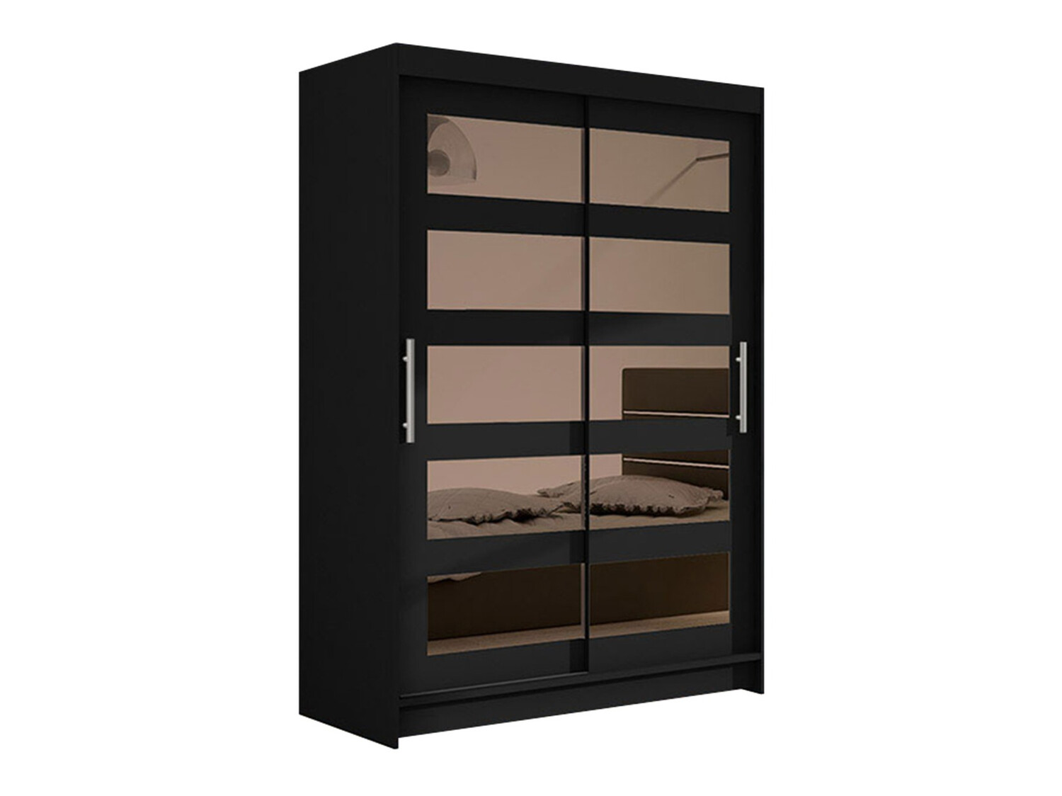 Kledingkast Closico Pacron IV (Zwart)