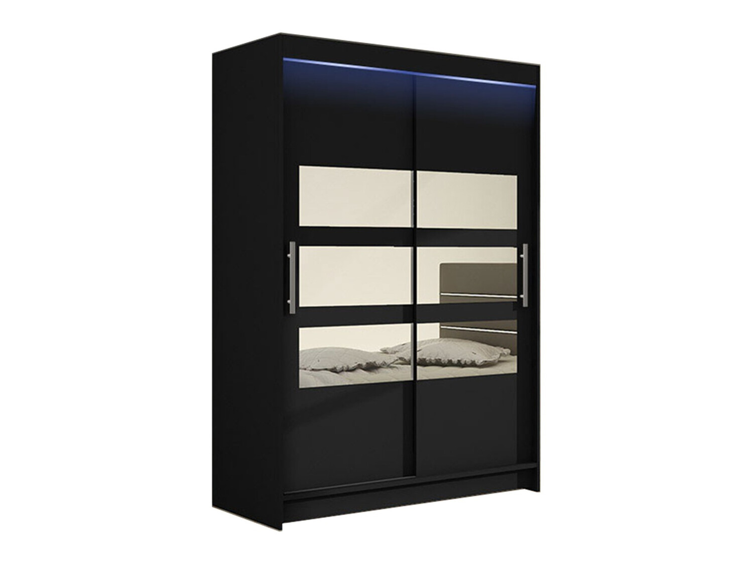 Kledingkast Closico Pacron V (Zwart)