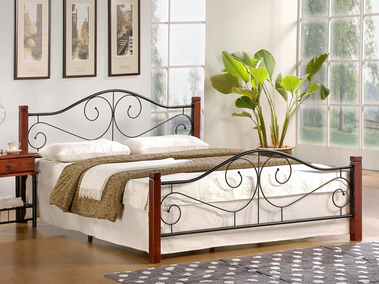 Bed Houston 574 (Kers + Zwart)