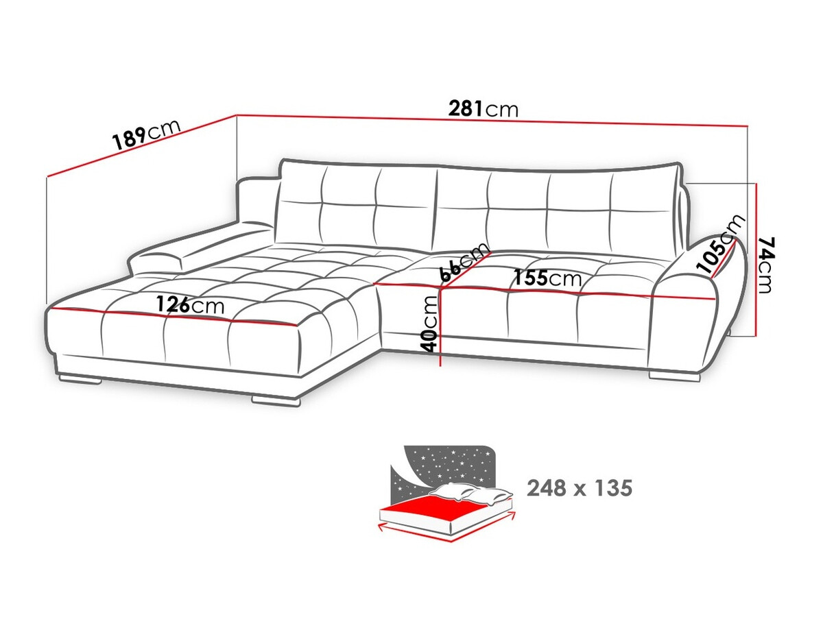 Hoekbank Lincoln 114