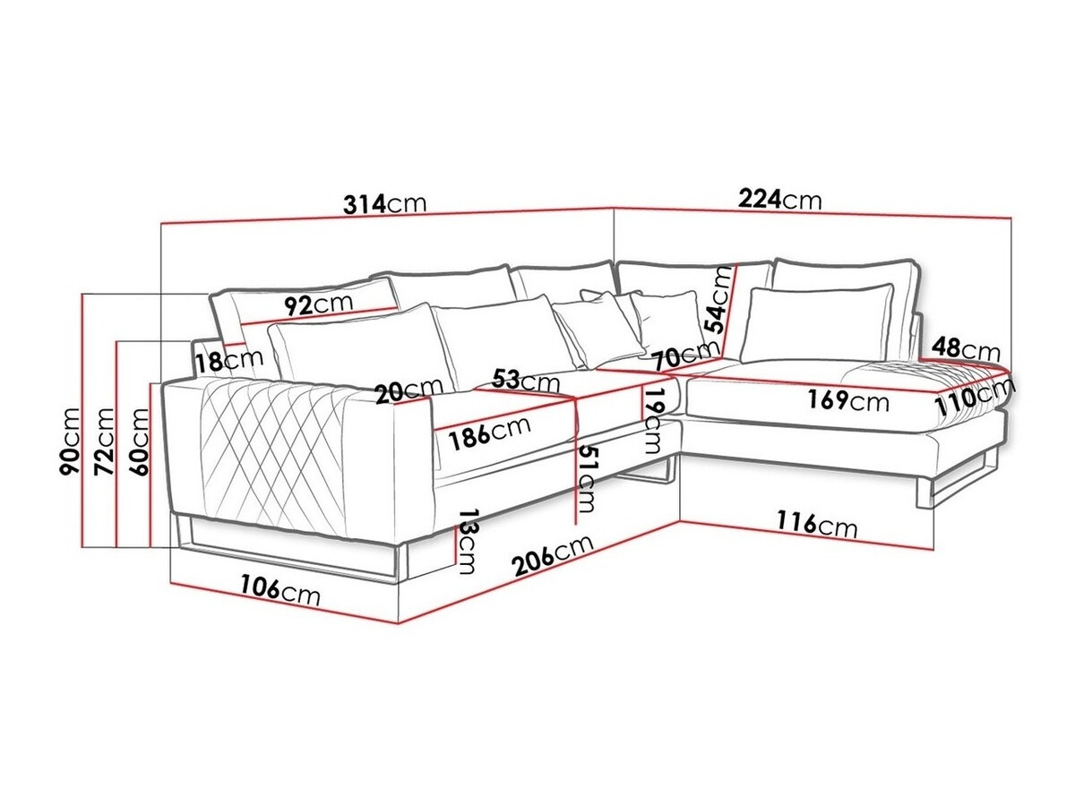 Hoekbank Kingsport 112 (Zaria 4)