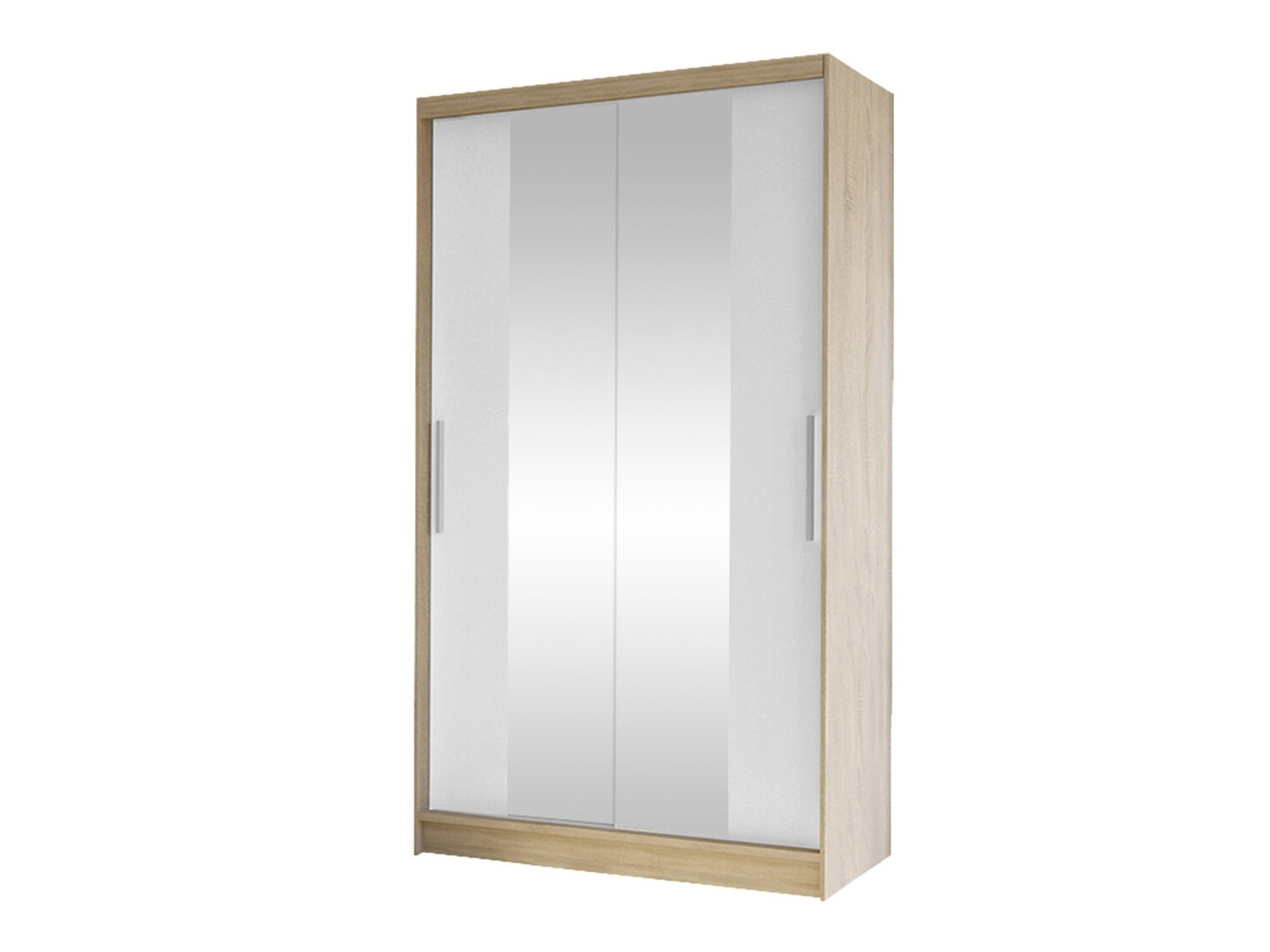 Kledingkast Closico 163 (Sonoma eik + Wit)