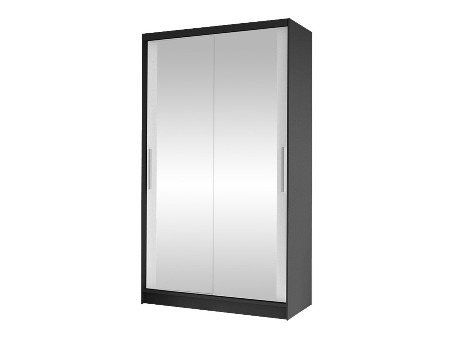 Kledingkast Closico Structor VII (Zwart + Wit)