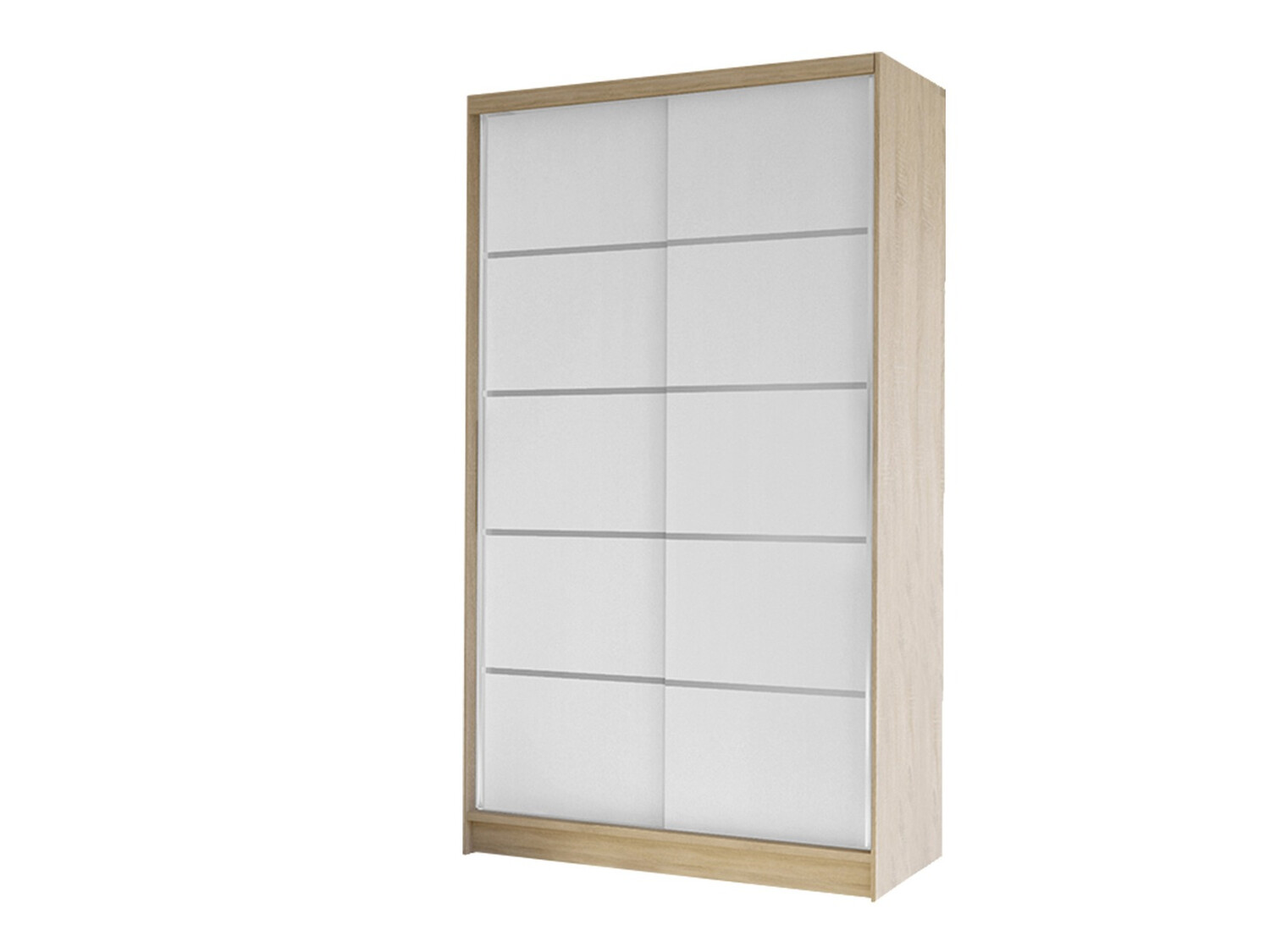 Kledingkast Closico Fractor IV (Sonoma eik + Wit)
