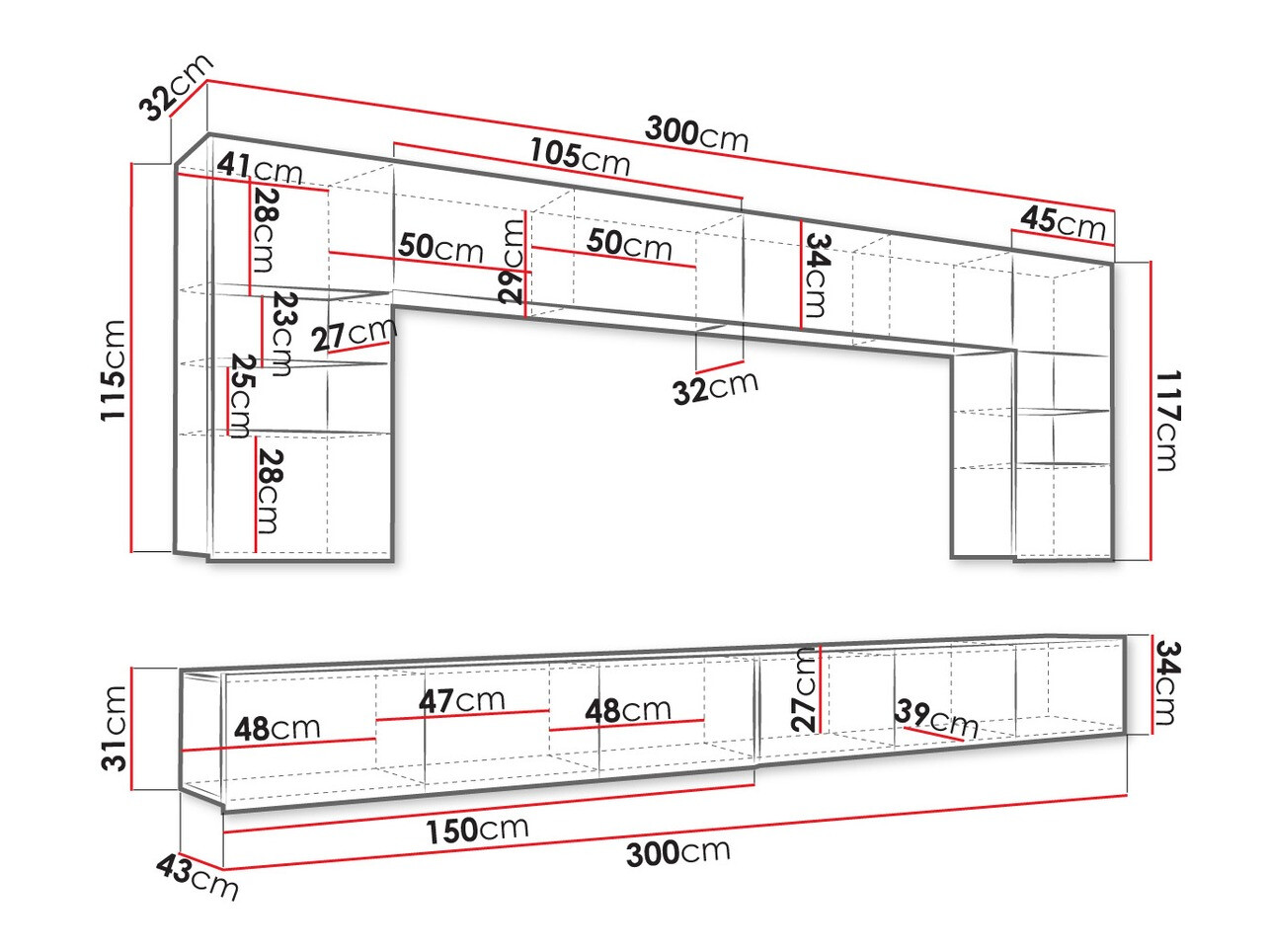 Woonkamerset Tivdalu 105 (Gouden eik)