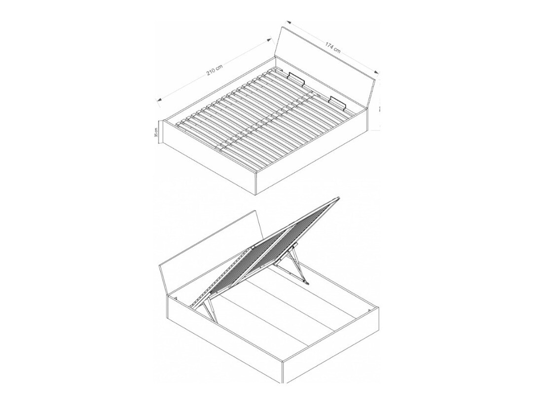 Bed Elicavo 103 (Wengé)