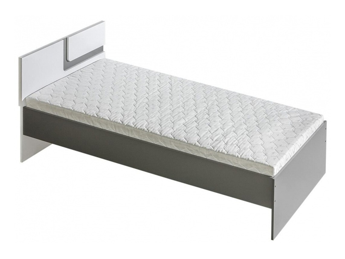 Bed Levtala 112 (Antraciet + Wit)