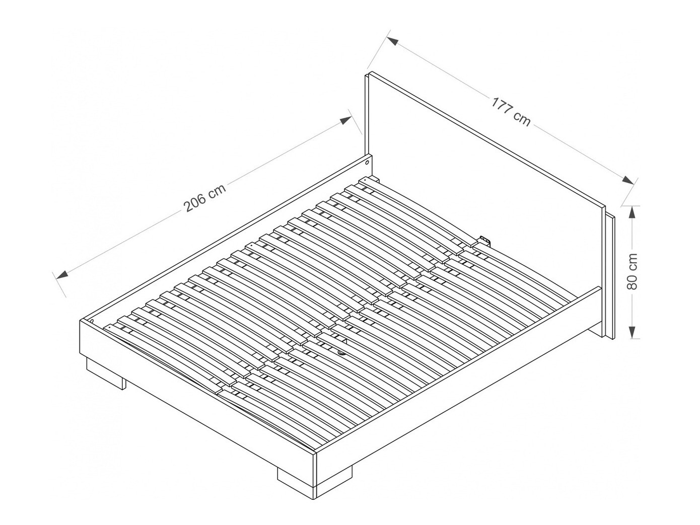 Bed Murrieta 110 (Wit)