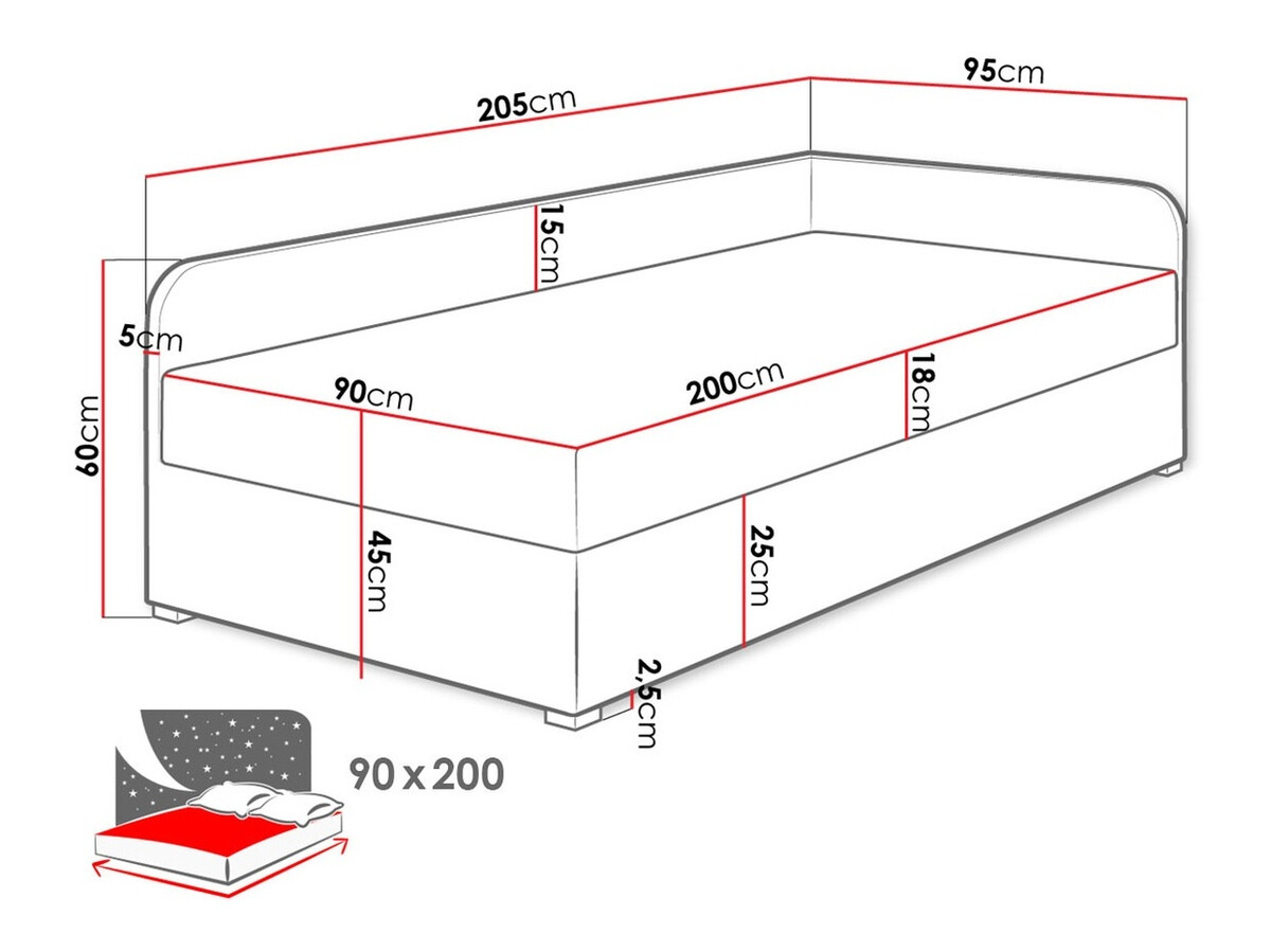 Bed Noma (Lux 23 + Lux 06)