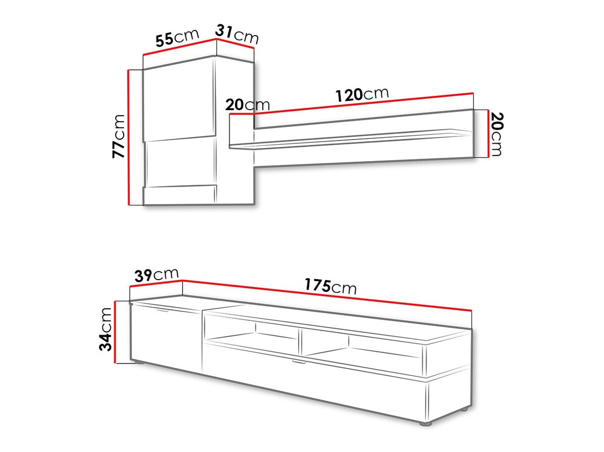 Woonkamerset Toledo 114