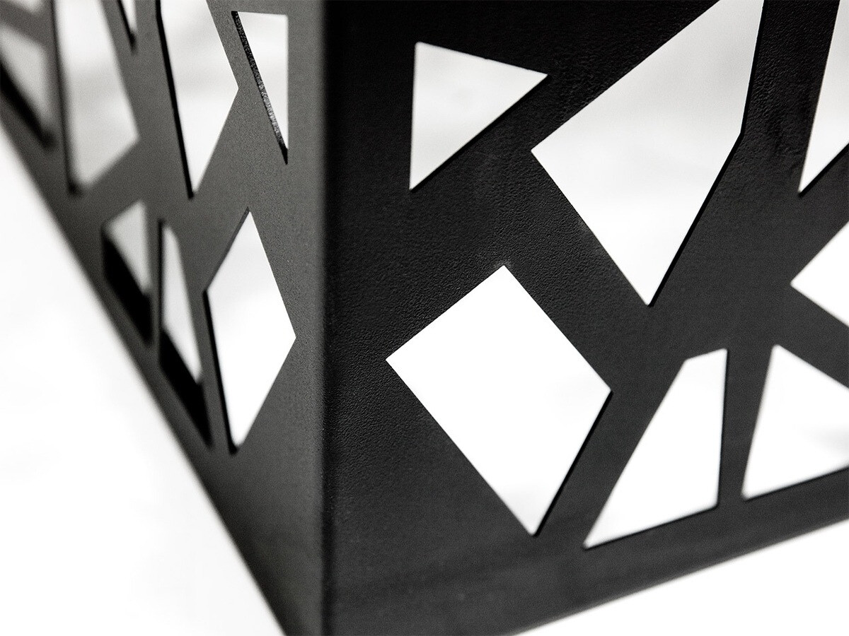 Salontafel Germantown 102 (Matzwart + Glanzend wit)