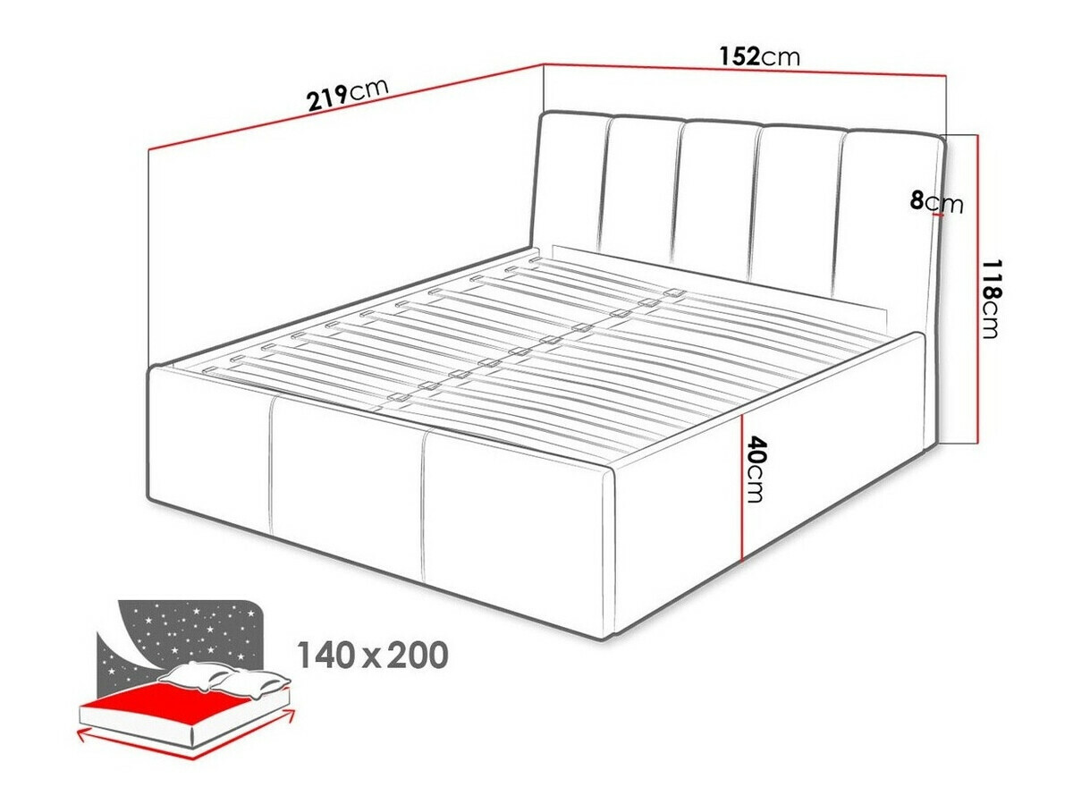 Bed ComfiDream 167 (Fresh 13)