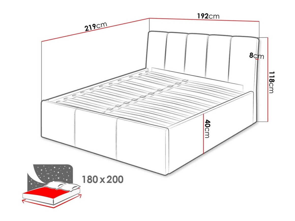 Bed ComfiDream 167 (Fresh 13)