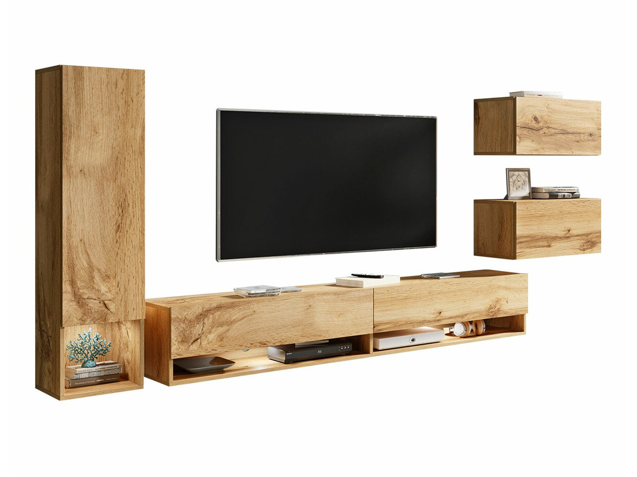 Woonkamerset Sarasota 124 (Wotan eik)