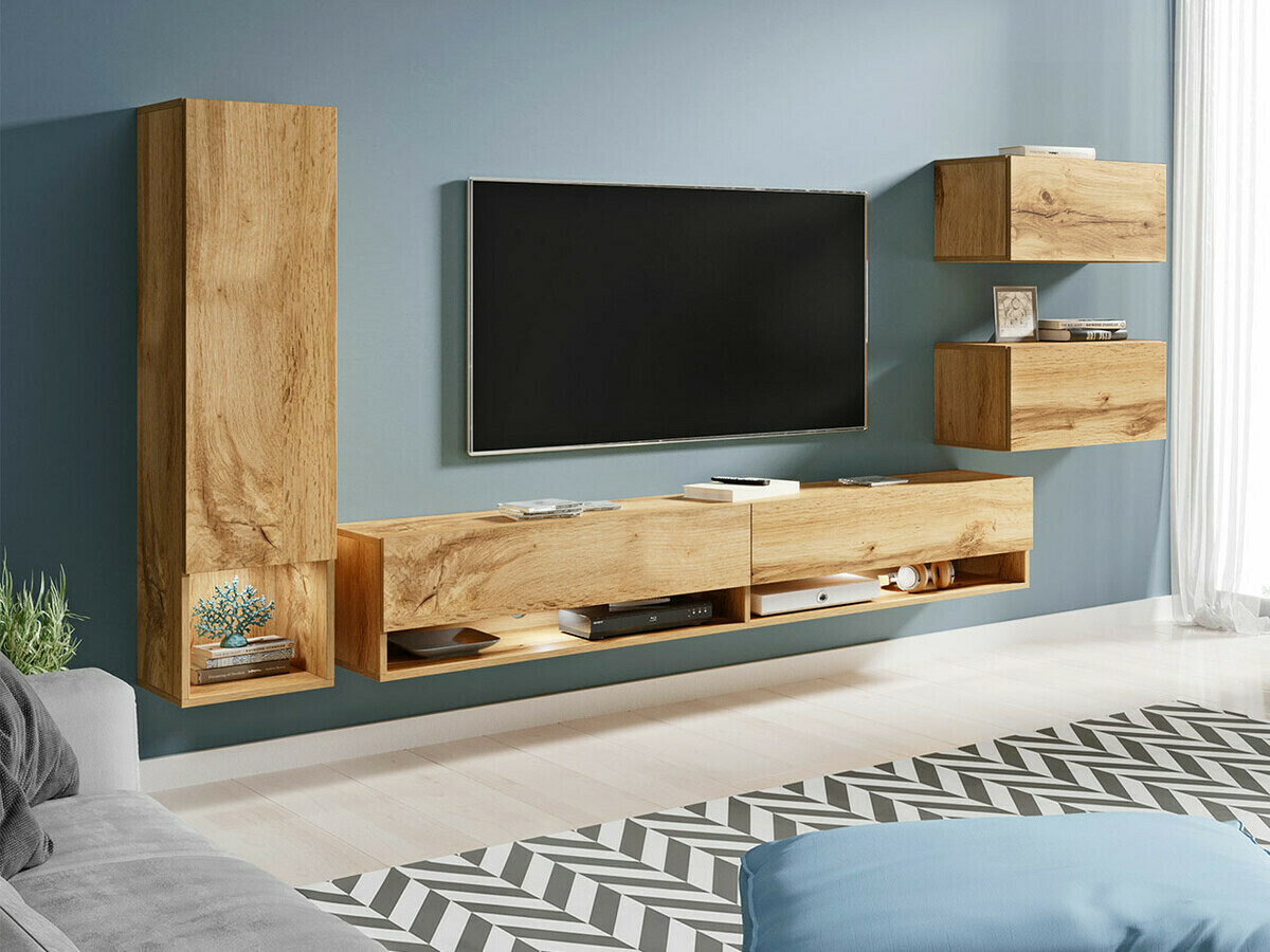 Woonkamerset Sarasota 124 (Wotan eik)