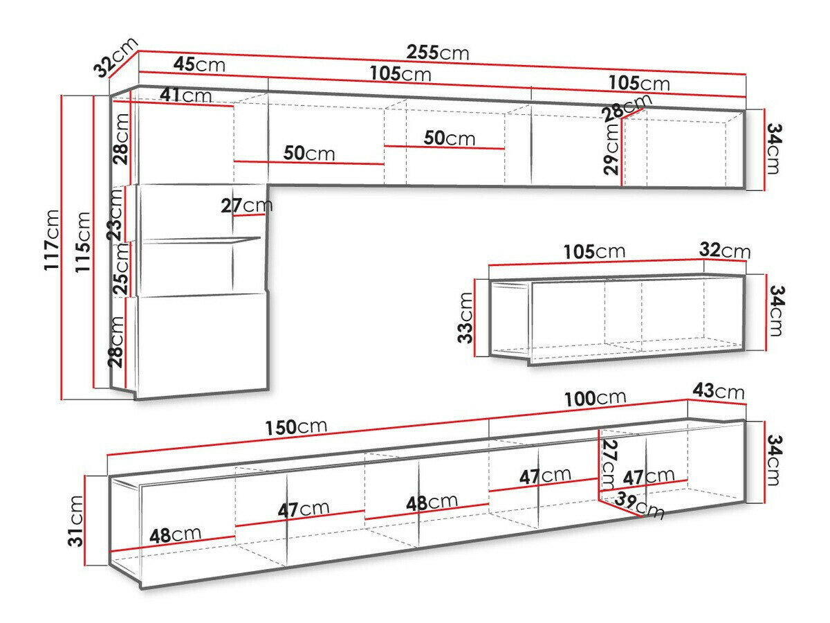 Woonkamerset Tivdalu 108 (Gouden eik)