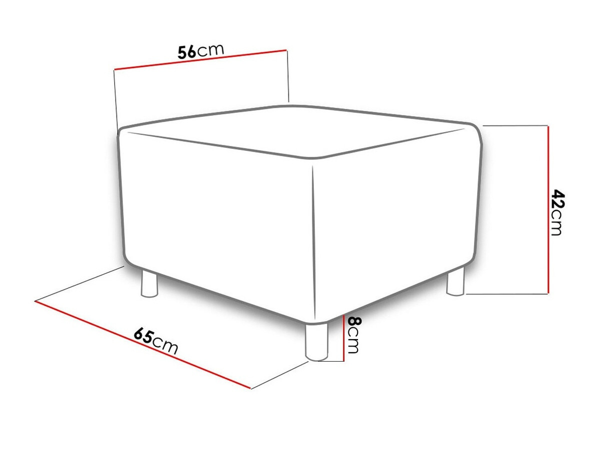 Poef Comfivo 126 (Uttario Velvet 2963)