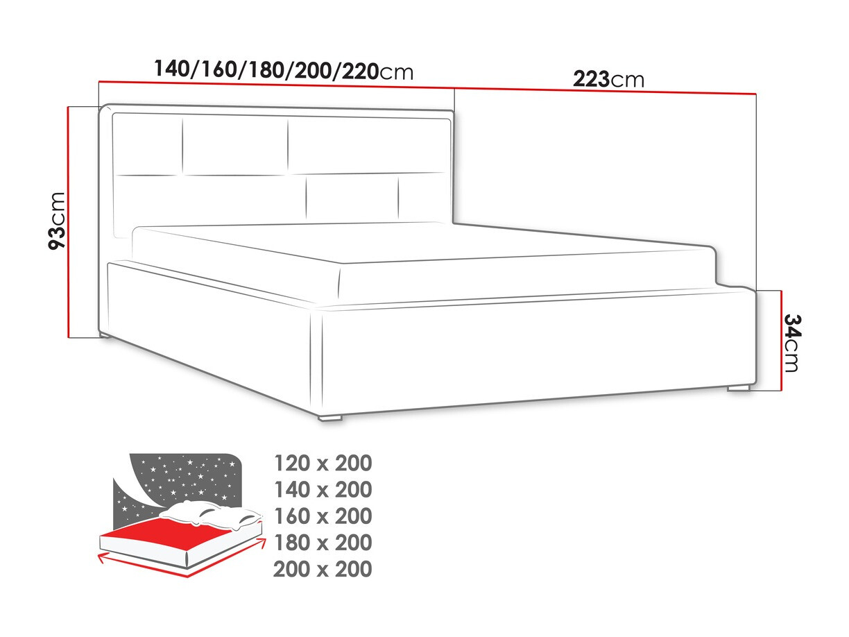 Bed Pomona 105 (Victoria 14 866)