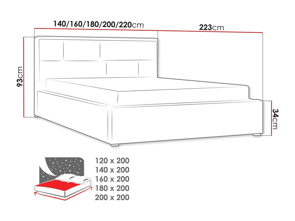 Bed Pomona 105 (Victoria 14 868)