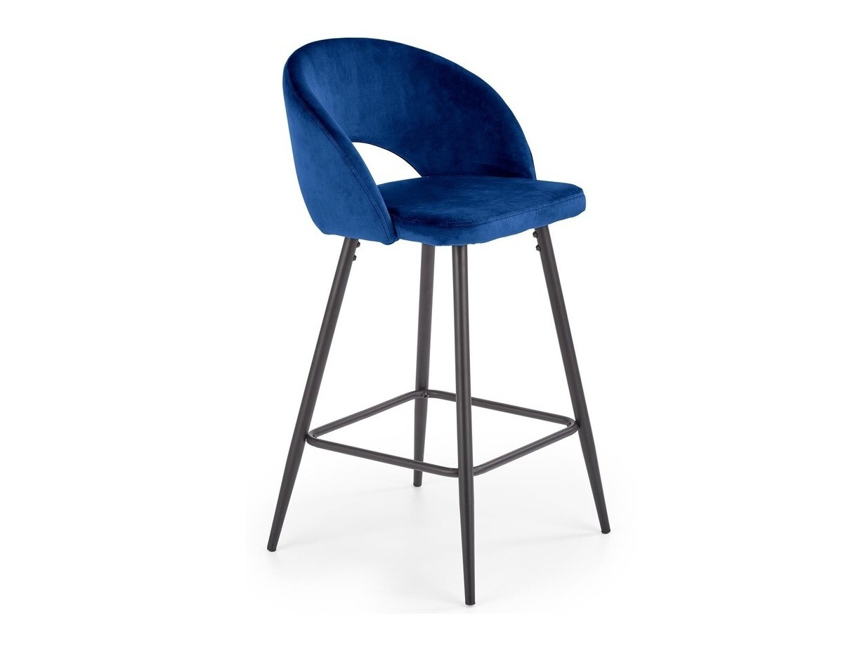 Counterstoel Houston 881 (Donkerblauw + Zwart)
