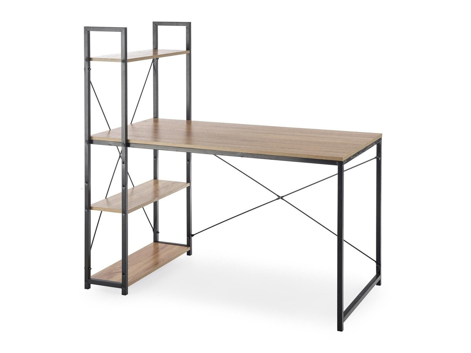 Bureau Houston 1888 (Sonoma eik + Zwart)