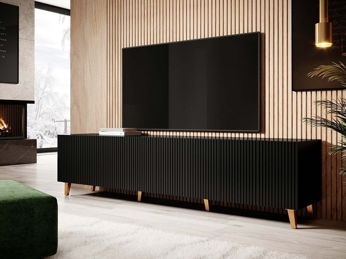 TV-meubel Levmari 103 (Zwart)