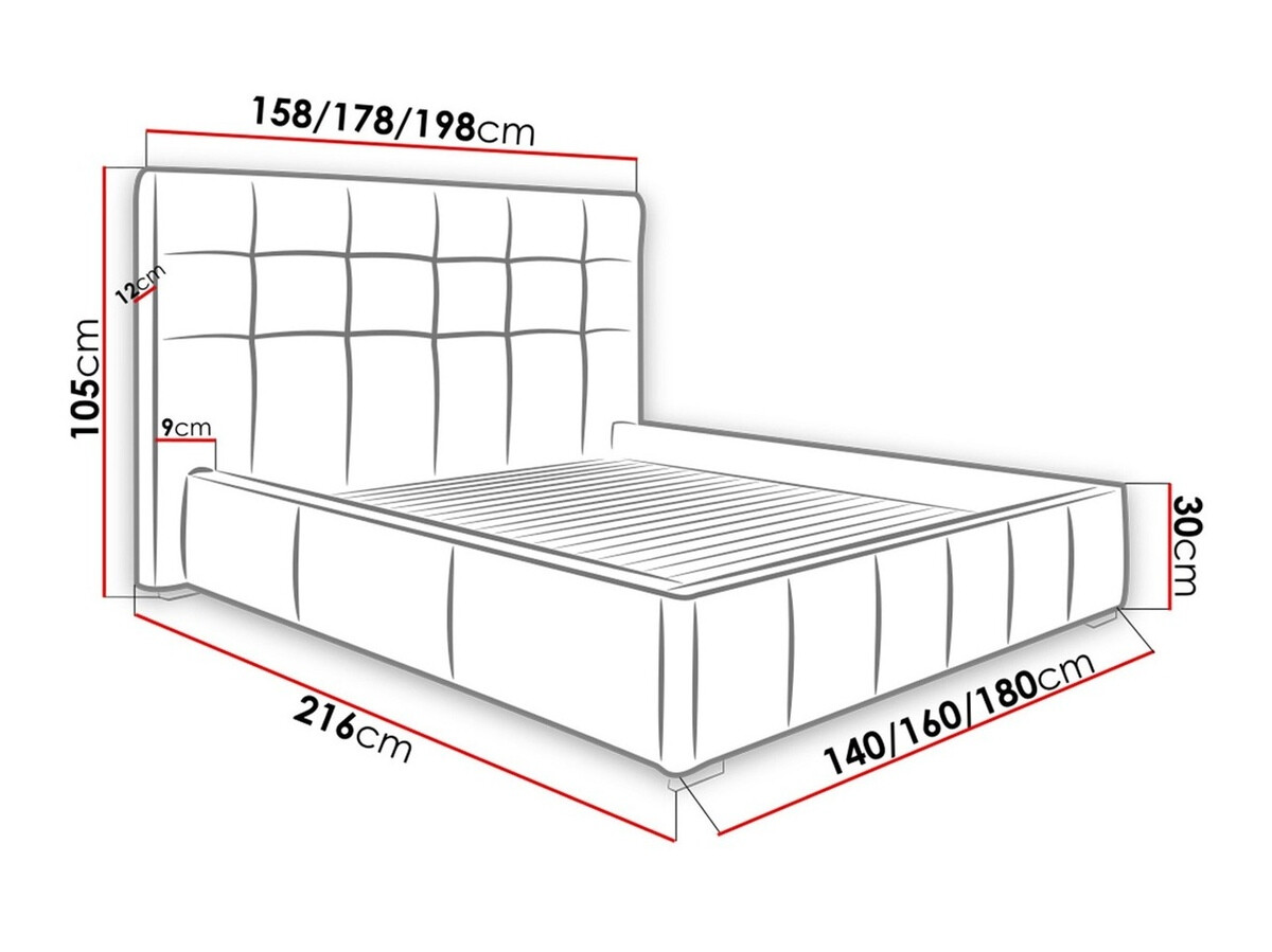 Bed Florence 101 (KS 2660)