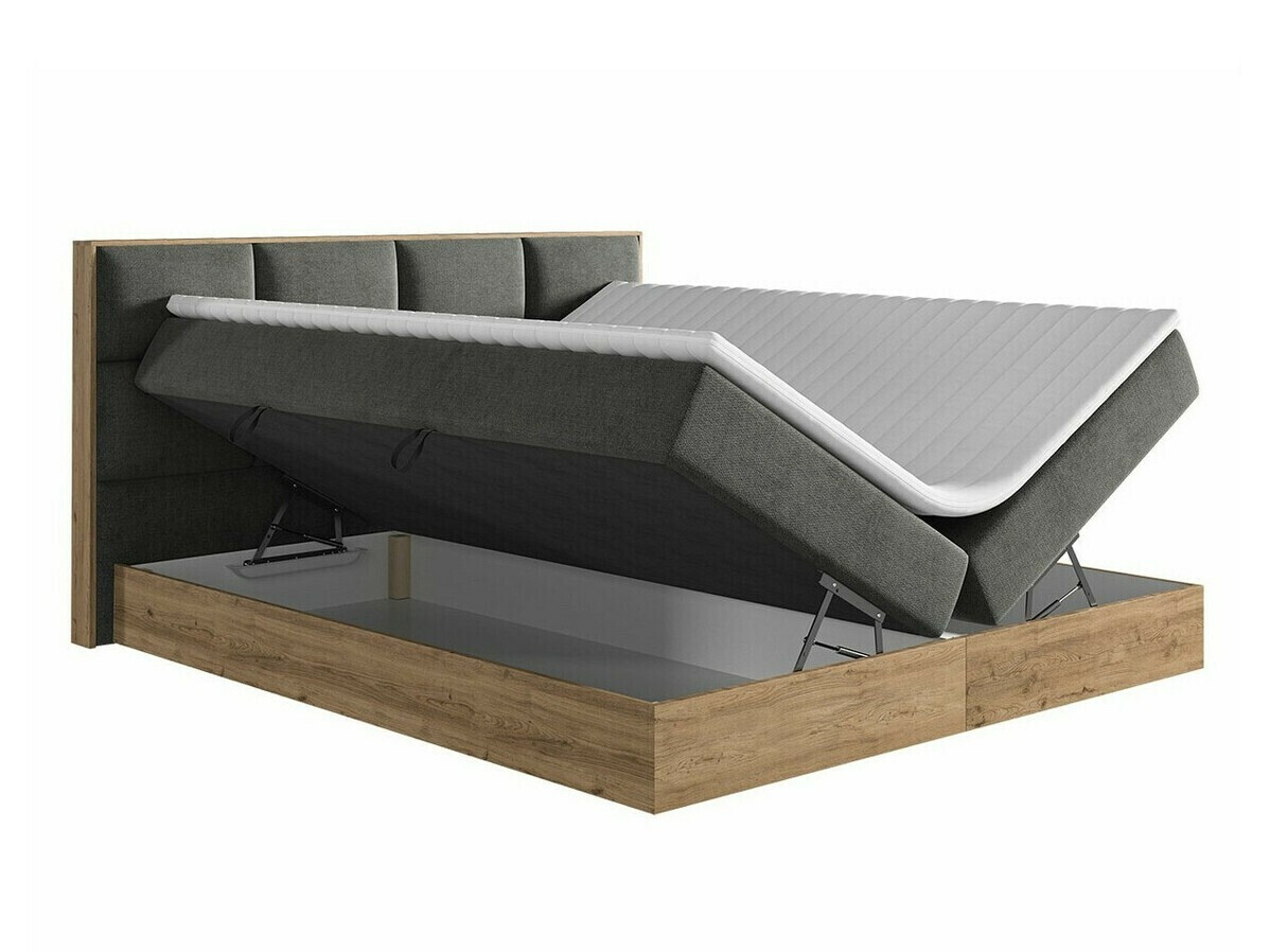 Boxspring ComfiDream 165 (Gouden eik + Soro 100)