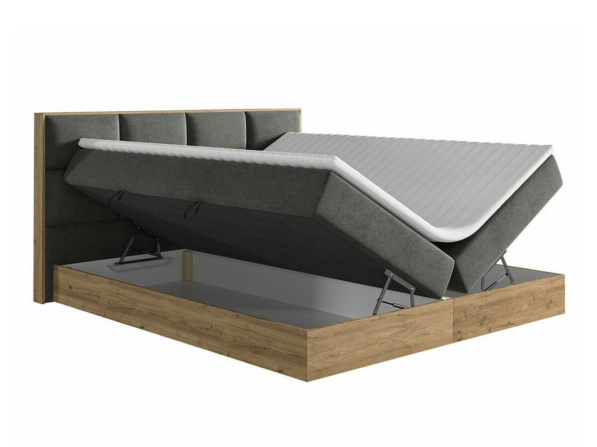 Boxspring ComfiDream 165 (Gouden eik + Soro 100)