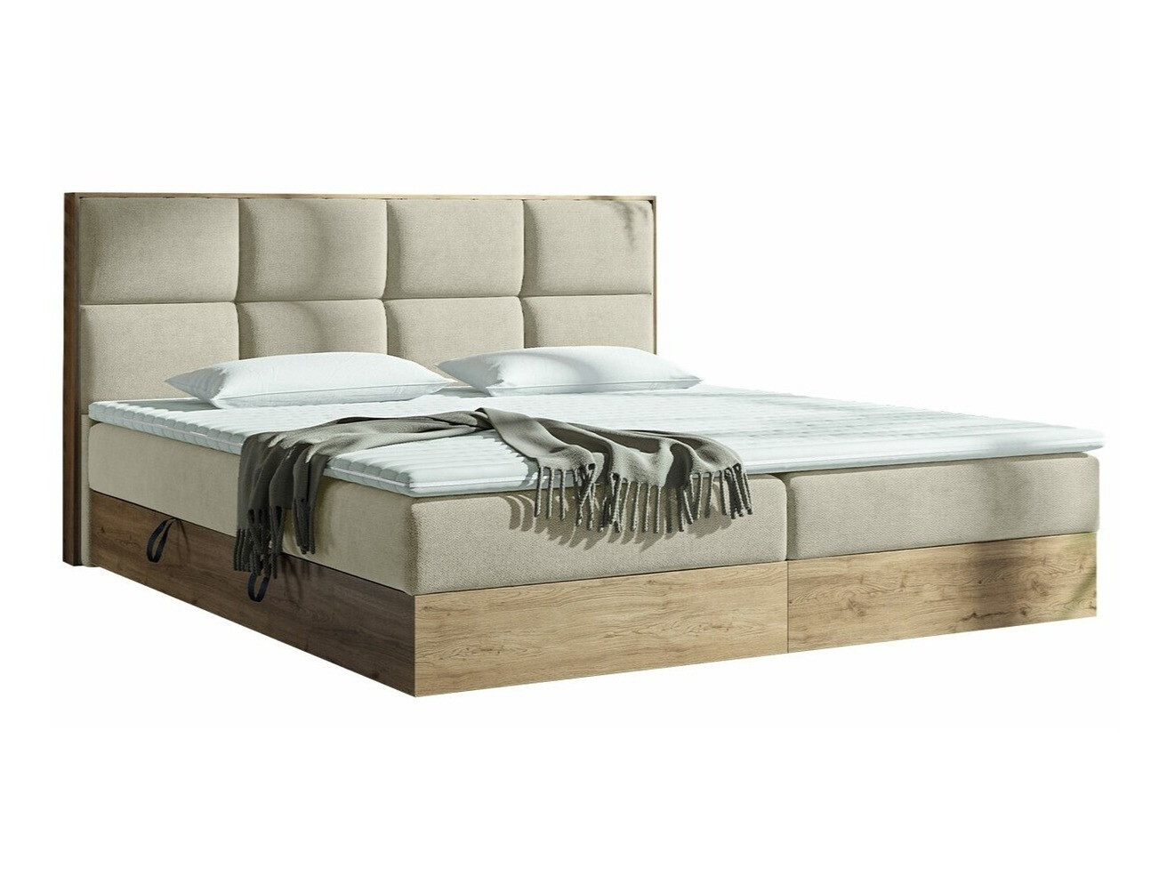 Boxspring ComfiDream 165 (Gouden eik + Soro 21)