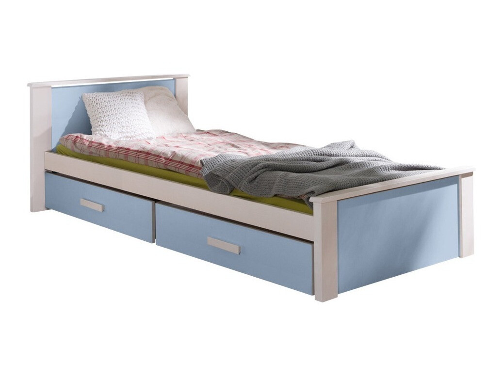 Bed Henderson 116 (Wit + Blauw)