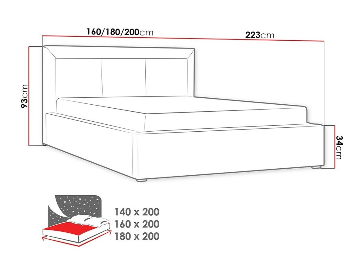 Bed Pomona 101 (Malmo 13 380)