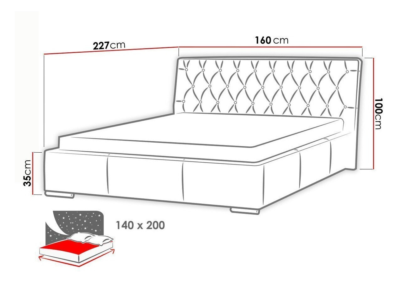 Bed Templum (Soft 017)
