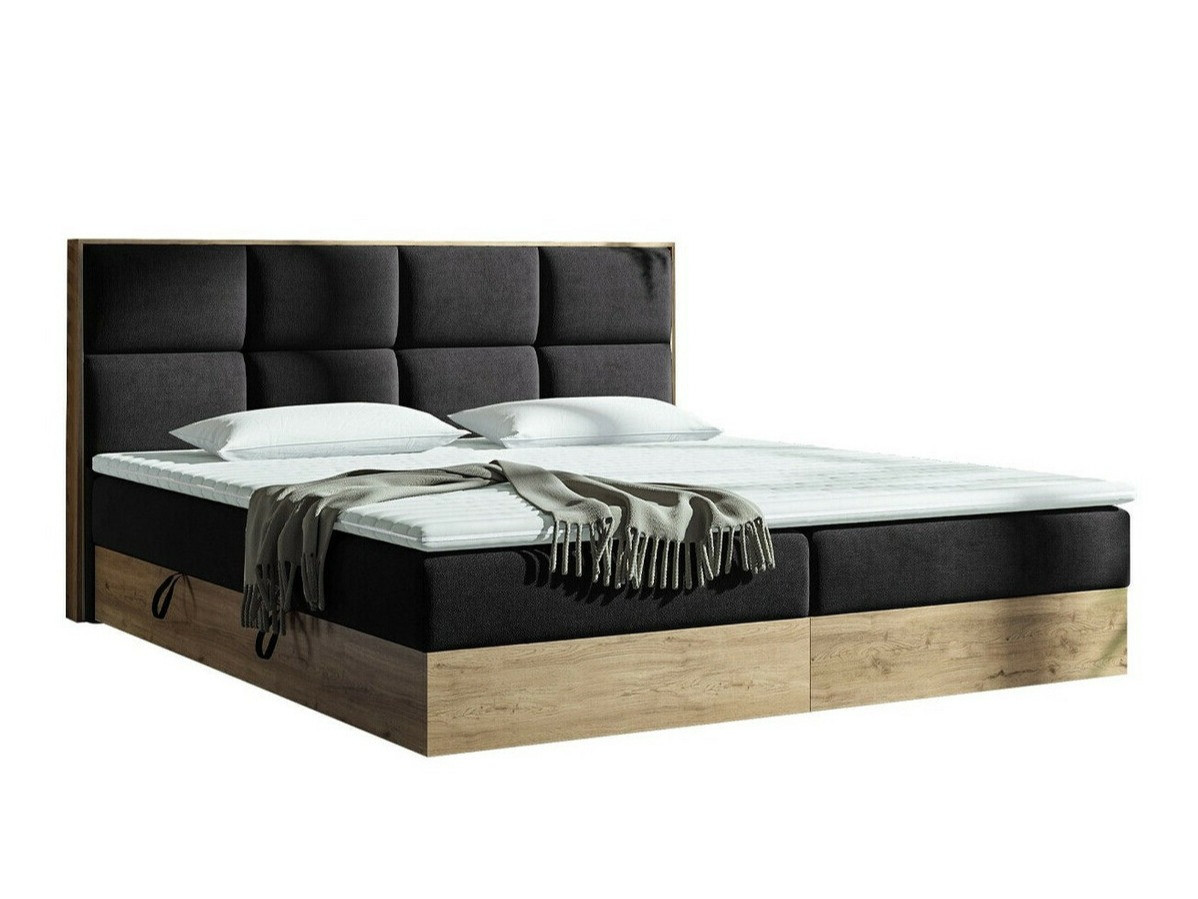 Boxspring ComfiDream 165 (Gouden eik + Soro 100)