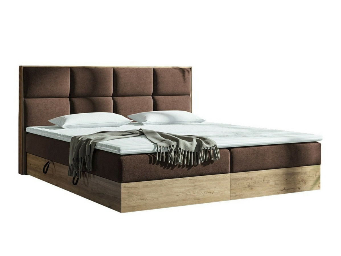 Boxspring ComfiDream 165 (Gouden eik + Soro 28)