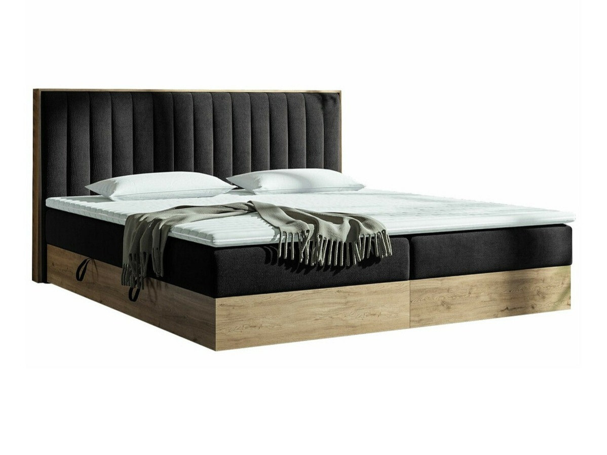 Boxspring ComfiDream 166 (Gouden eik + Soro 100)