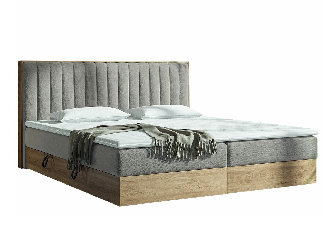 Boxspring ComfiDream 166 (Gouden eik + Soro 90)