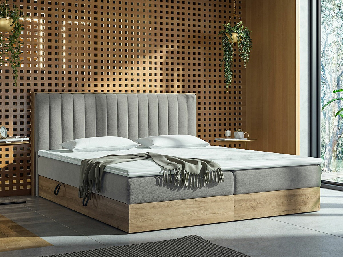 Boxspring ComfiDream Odelra (Gouden eik + Soro 90)