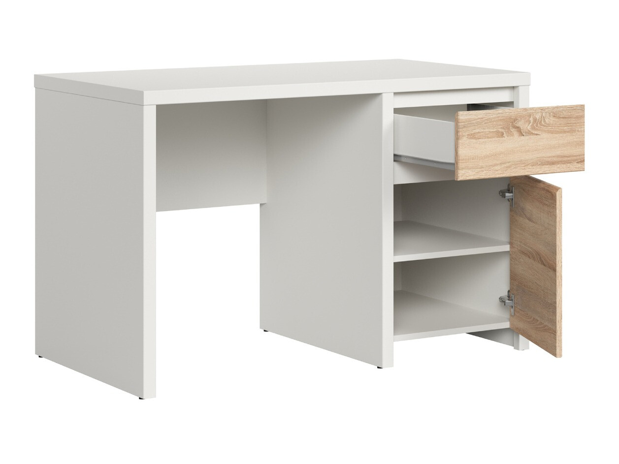 Bureau Nolroma 100 (Wit + Sonoma eik)