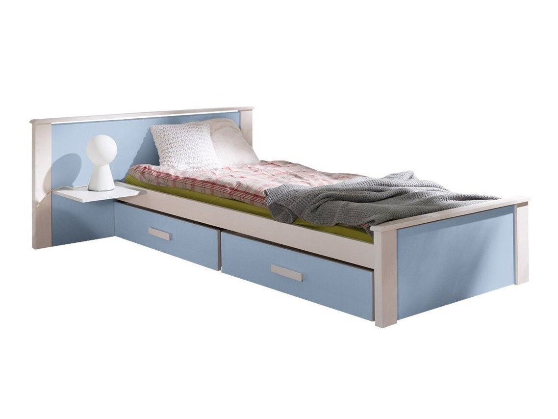 Bed Henderson 118 (Wit + Blauw)