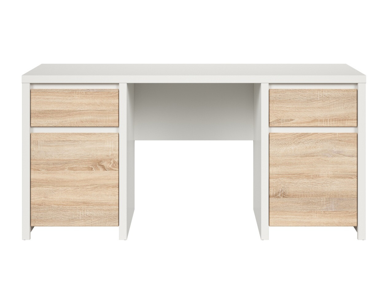 Bureau Nolroma 101 (Wit + Sonoma eik)