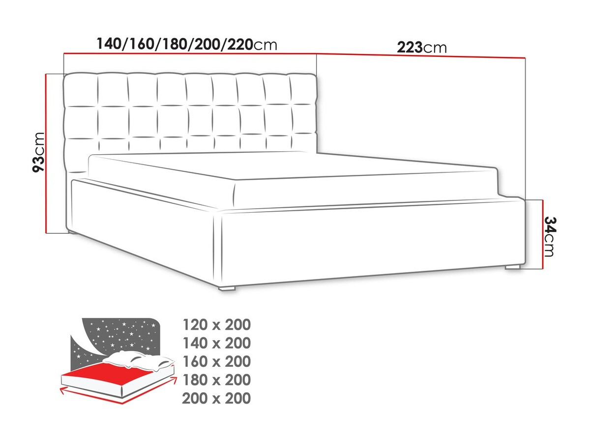 Bed Pomona 107 (Malmo 13 378)