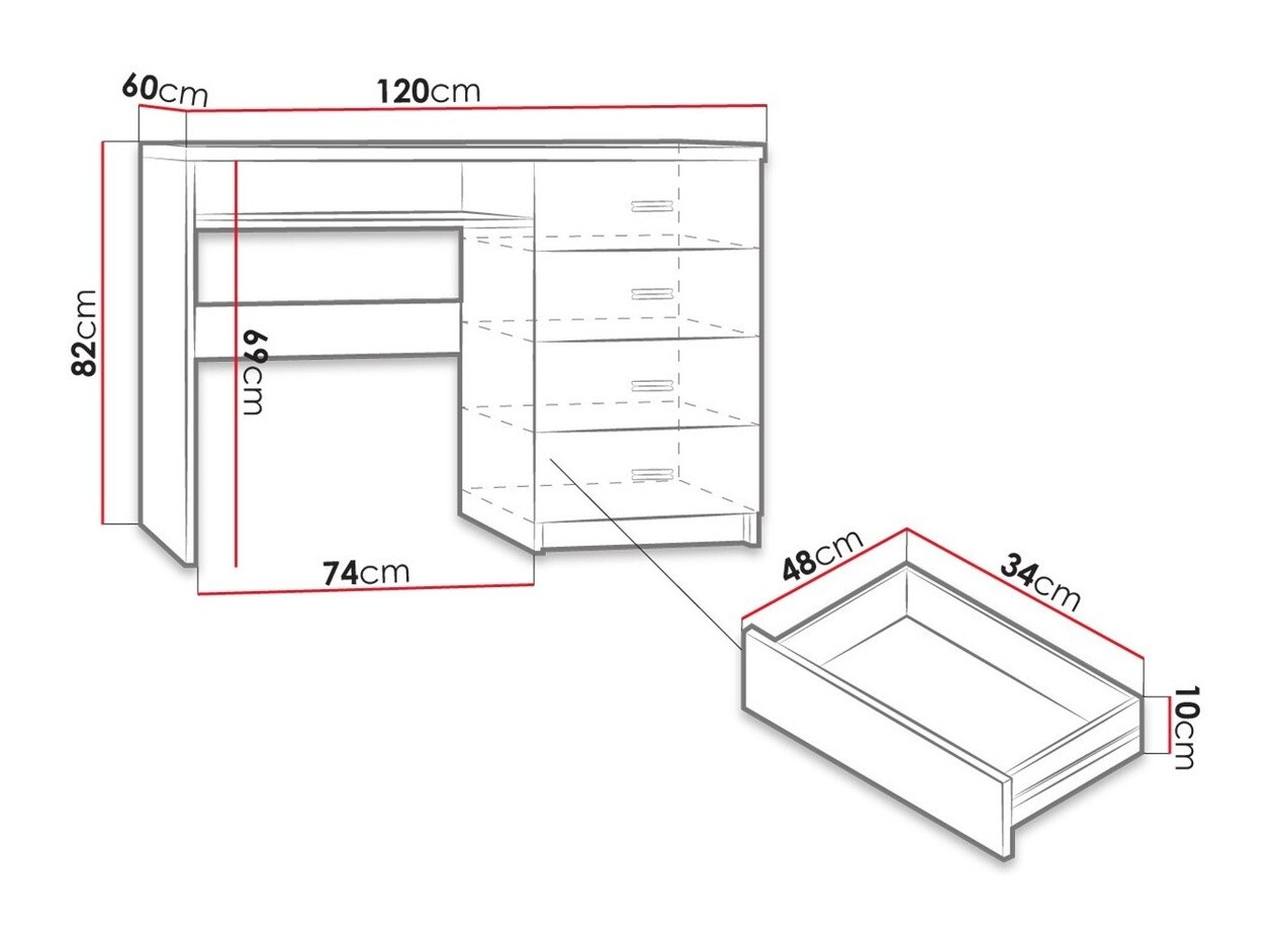 Bureau Serfeno 114 (Kraft Wit)