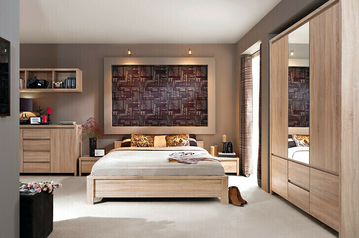 Bed Nolroma 120 (Sonoma eik)